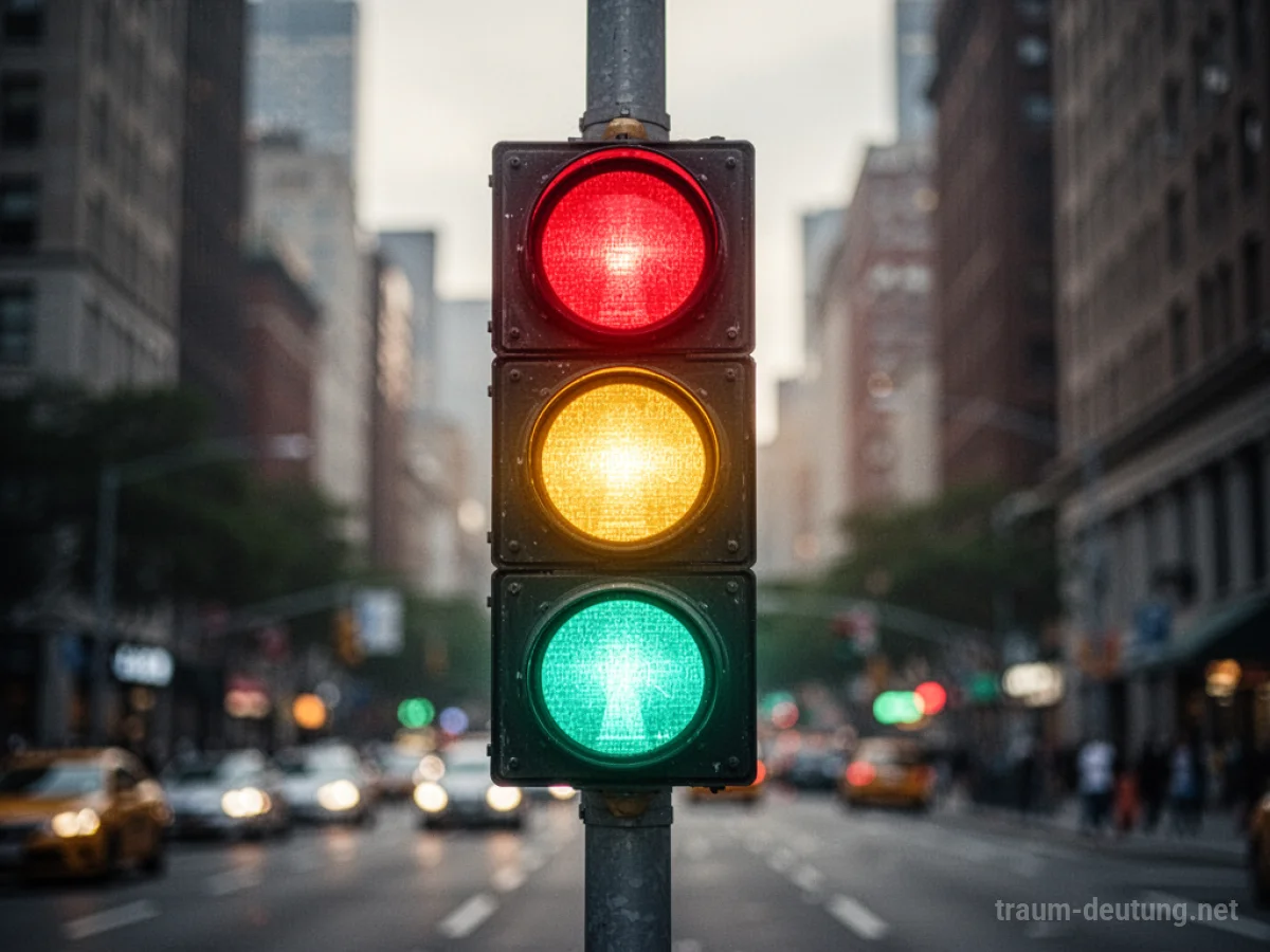 Schnell wechselnde Ampelphasen im Traum