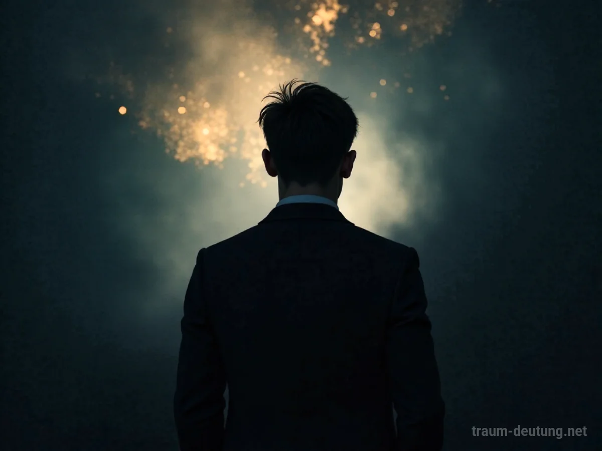 Silhouette einer Person vor einem diffusen Hintergrund, die Reinheit ausstrahlt.