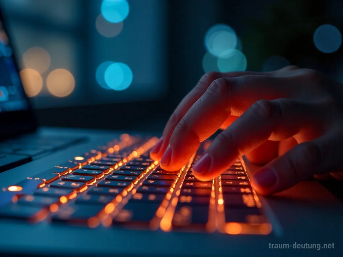 Hand erstellt neuen digitalen Account auf futuristischer Tastatur.