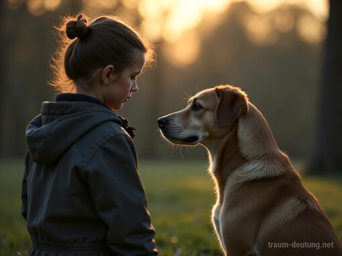 Ein Mensch schaut traurig einen Hund an, der sich abwendet.