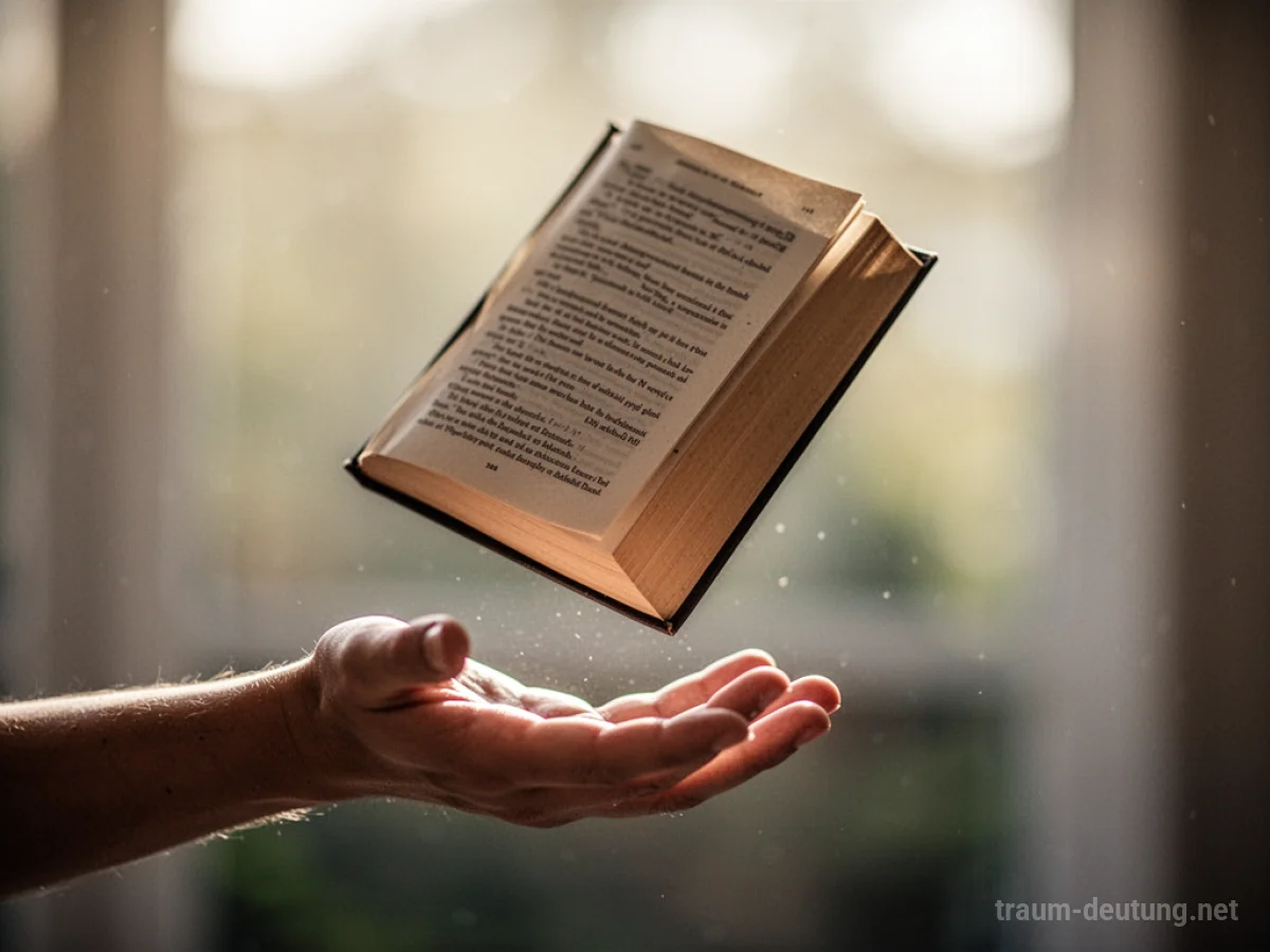 Ein Buch fällt aus einer Hand, symbolisch für Wissensverlust.