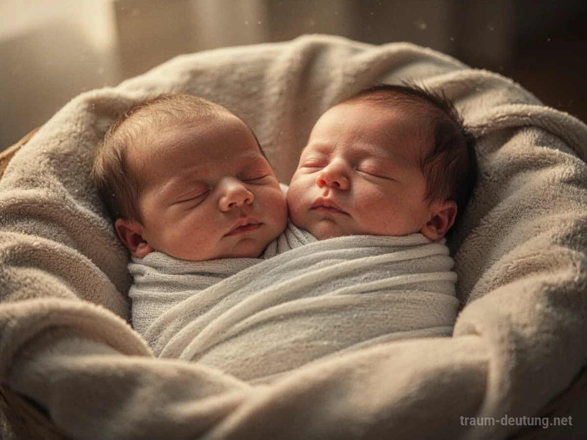 Ein schlafendes Neugeborenes Baby in einer weichen Decke.