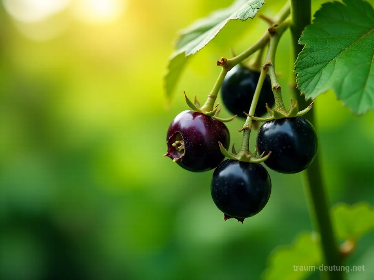 Reife, süße Beeren an einem grünen Zweig im Sonnenlicht