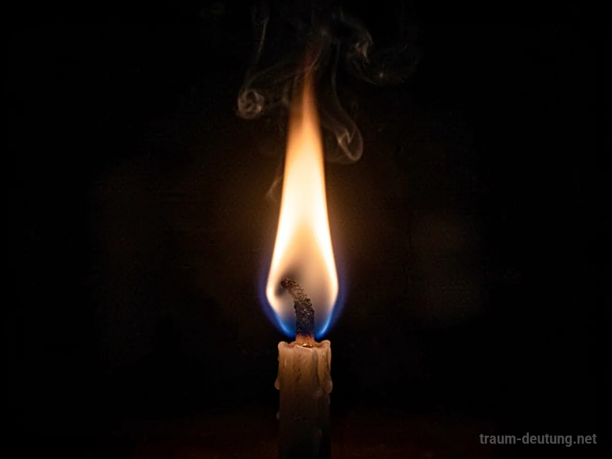 Ein klares, helles Feuer ohne Rauch in dunkler Umgebung.