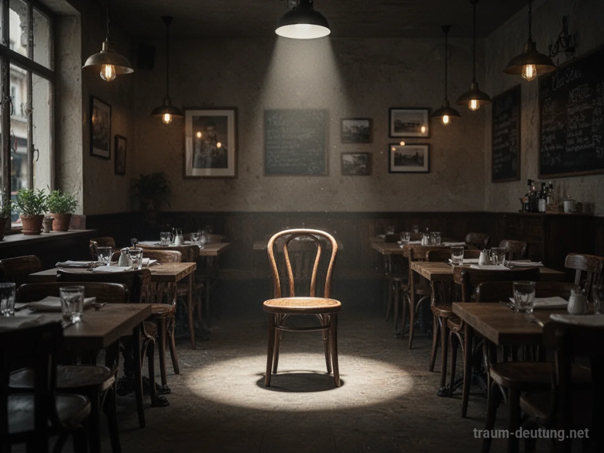 Leeres Café mit gedeckten Tischen und ohne Personal
