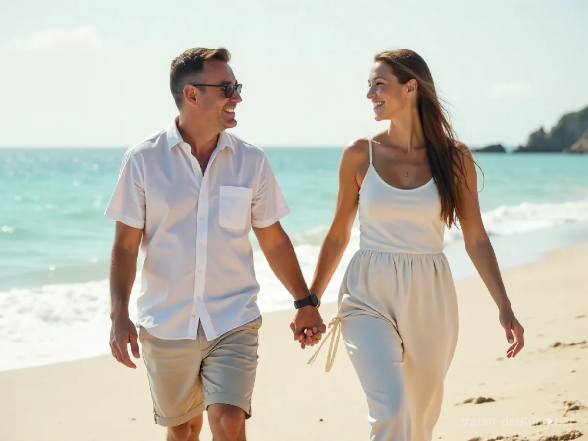 Familie genießt gemeinsame Ferien am Strand