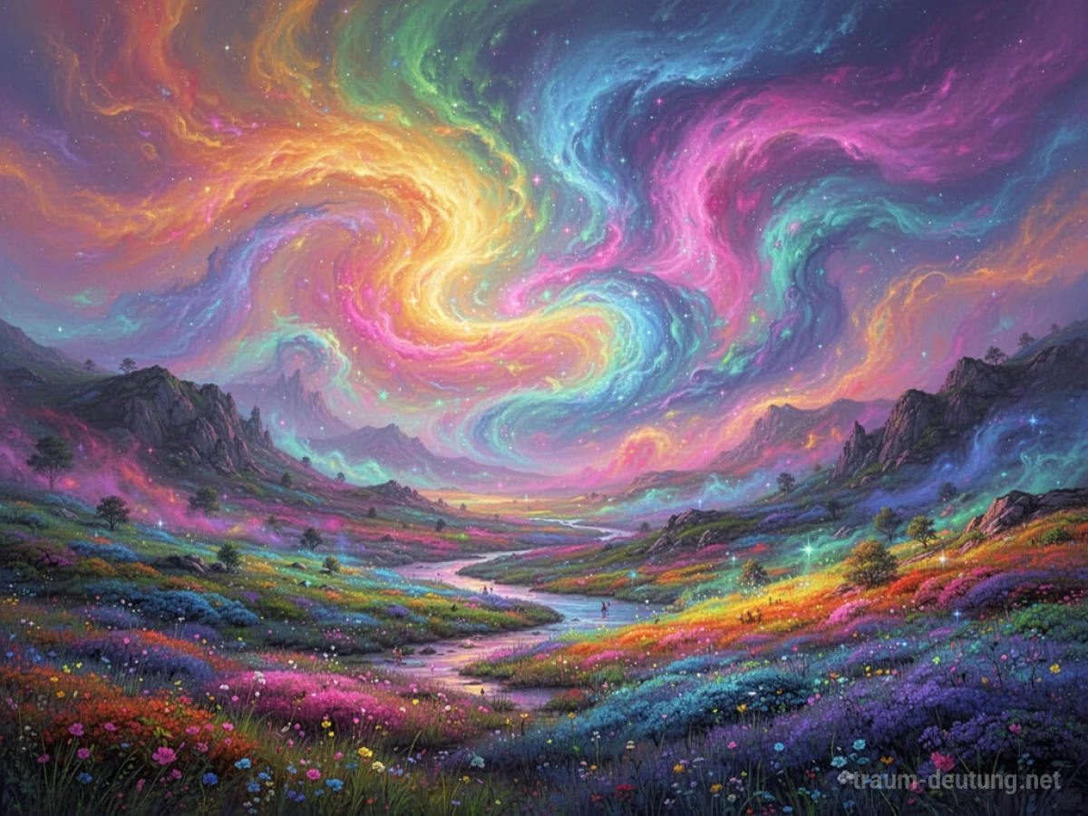 Lebendige, intensive Farben in einer traumhaften Landschaft