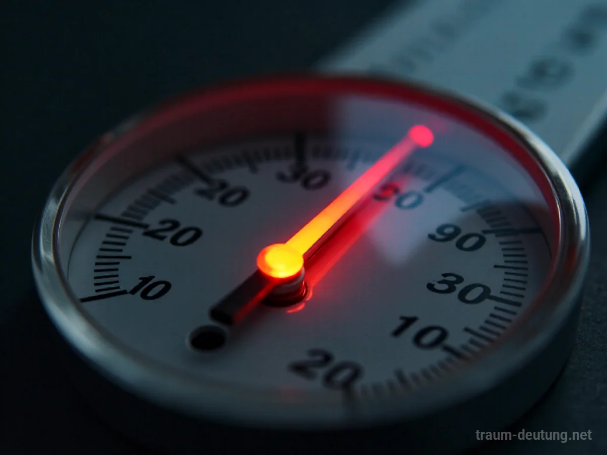 Thermometer zeigt schnell sinkendes Fieber mit aufkommendem Licht.
