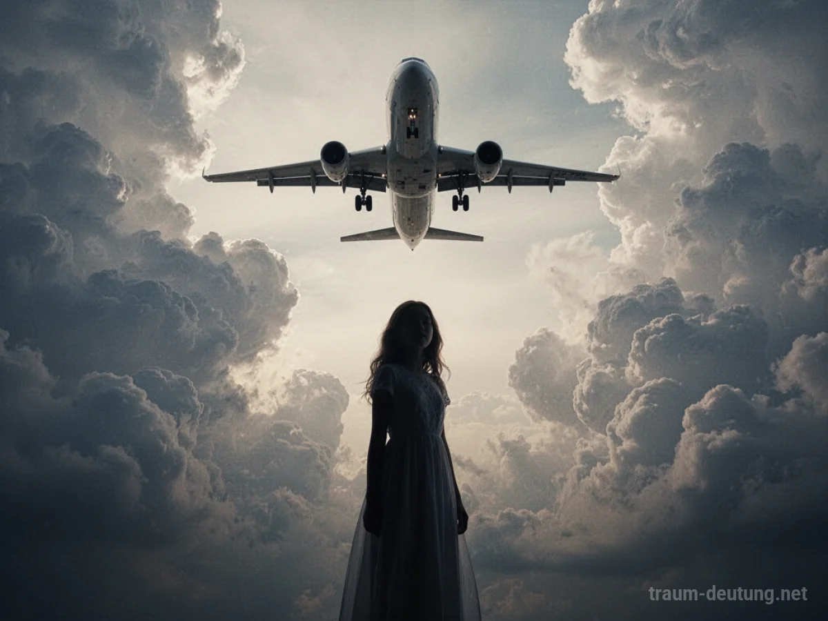 Symbolbild eines Flugzeugs, das auf eine Mutterfigur zurast