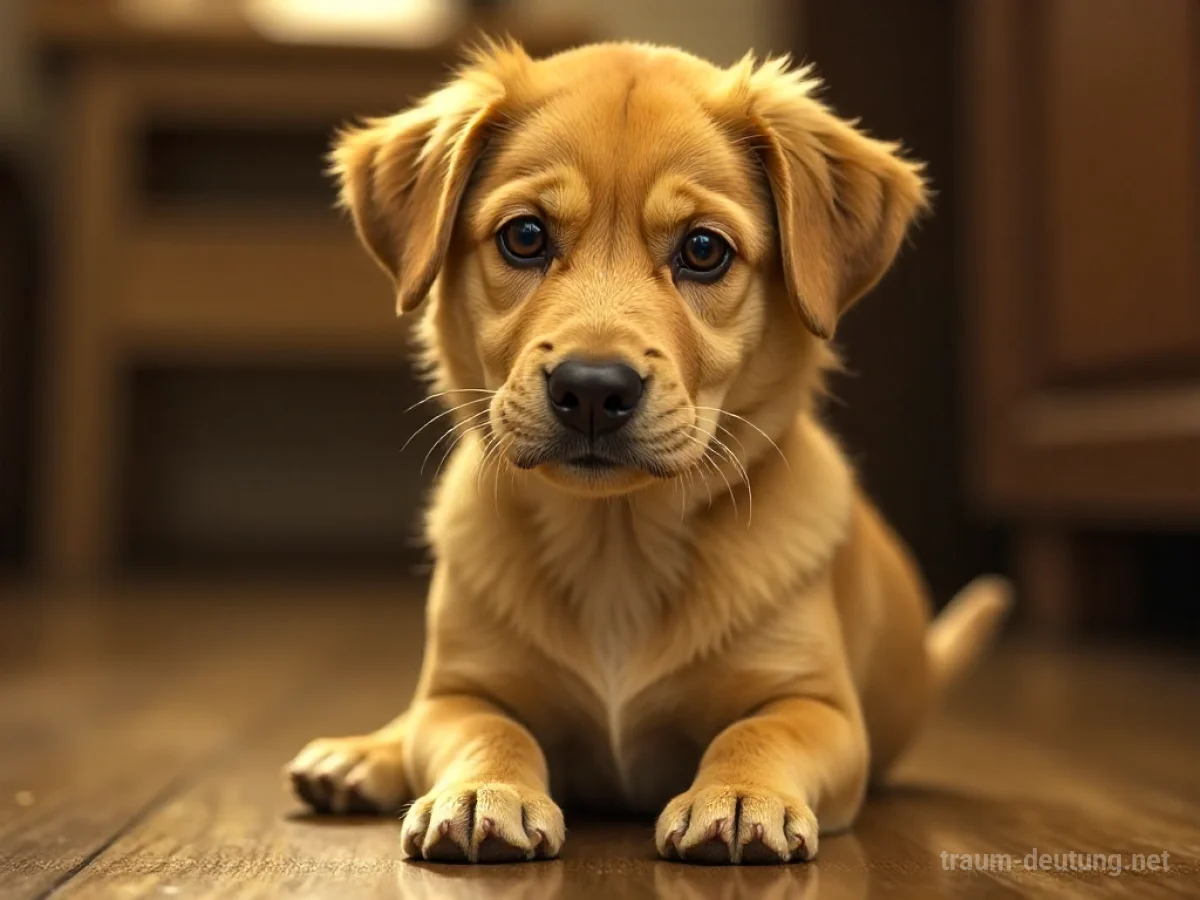 Ein nostalgisches Foto eines Haustierhundes.