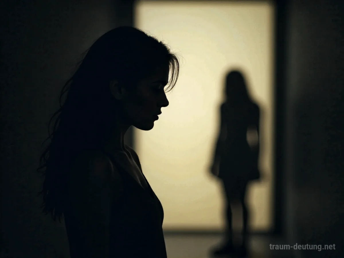 Silhouette eines weinenden Freundes mit einem unterstützenden Freund daneben