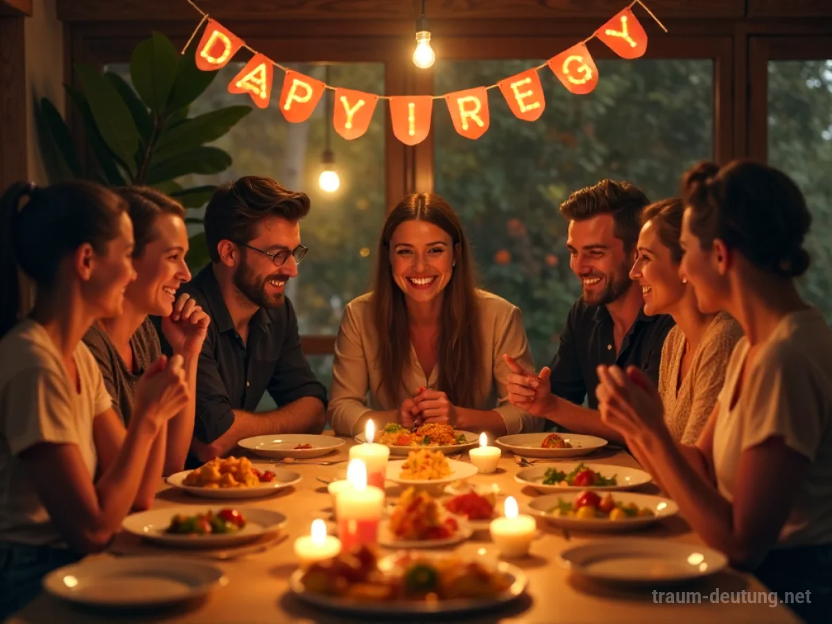 Menschen feiern gemeinsam ein Überraschungsfest und zeigen Freude.