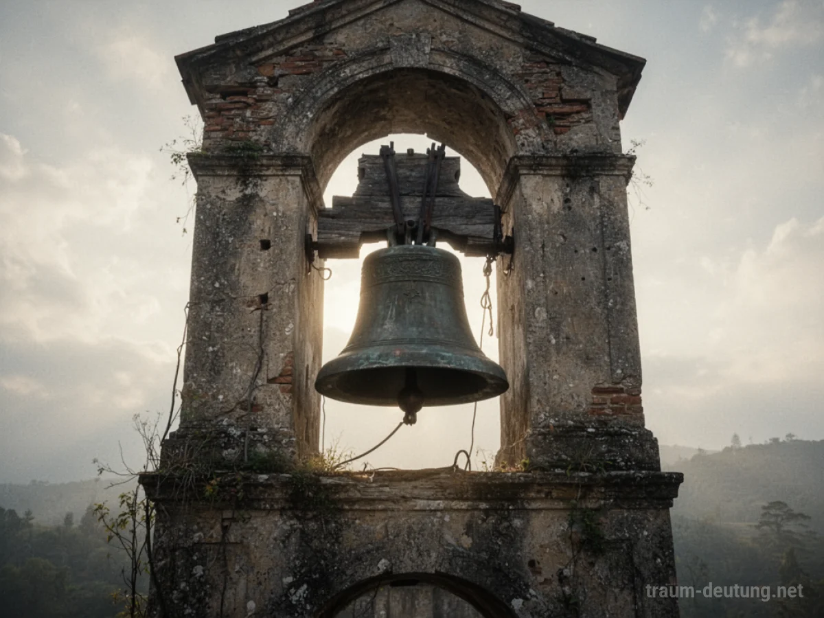 Eine schweigende Glocke in einem Glockenturm