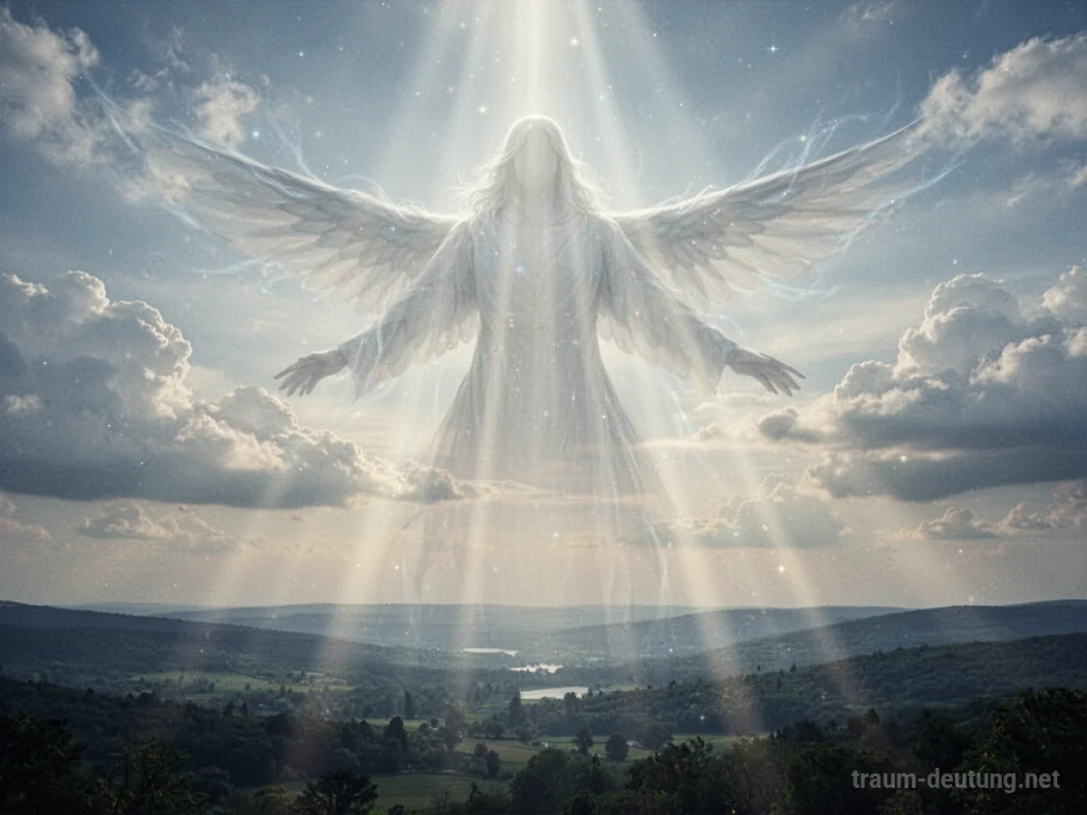 Himmel mit strahlendem Licht, das göttliche Präsenz symbolisiert.