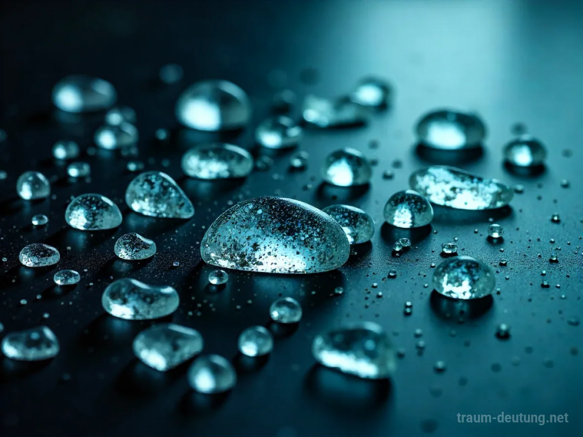 Zerbrochenes Glas mit vielen scharfen Scherben auf dunklem Untergrund