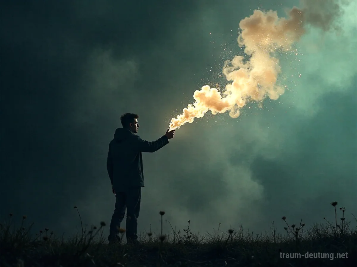Eine schwindende Idee, die einer Silhouette aus den Händen gleitet