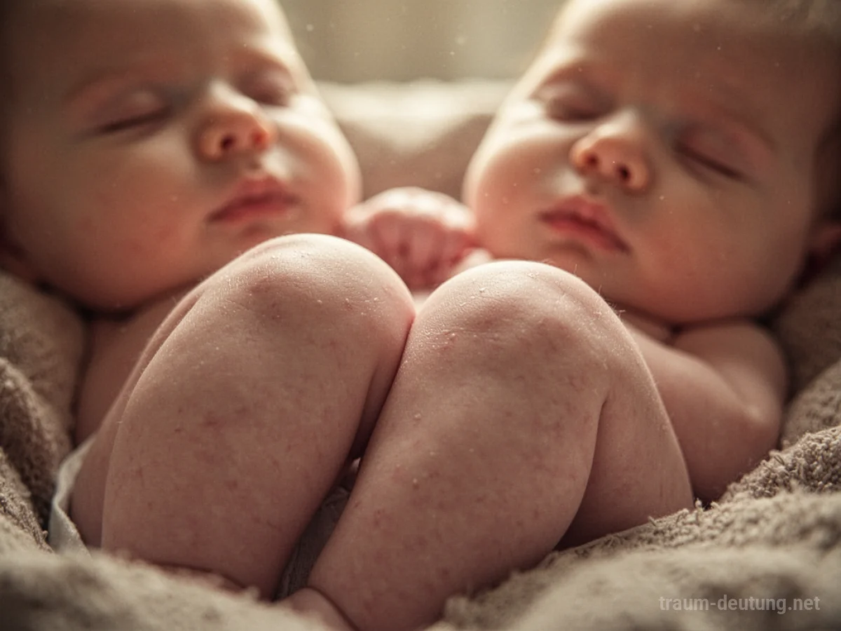 Kleine, zarte Knie eines schlafenden Babys in warmem Licht