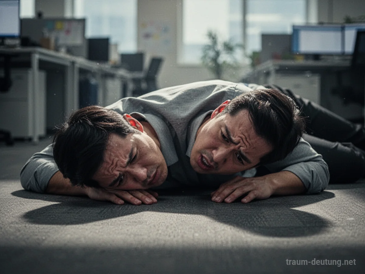 Ein verletzter Kollege im Büro