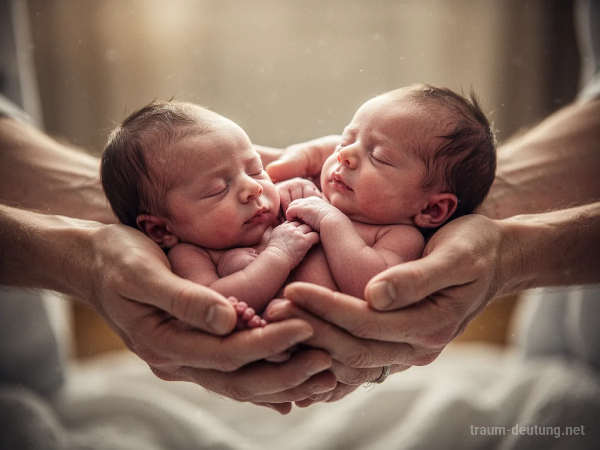 Hände halten ein neugeborenes Baby sanft und fürsorglich