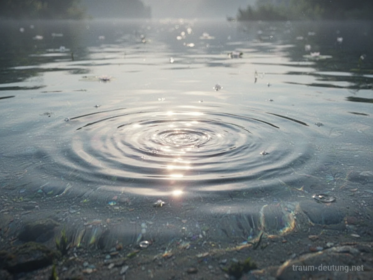 Helles Licht, das sich auf ruhigem Wasser spiegelt
