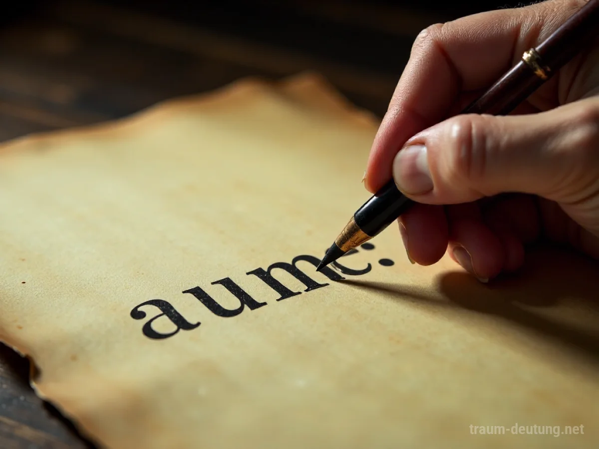 Eine Hand liest einen Namen auf einem alten Pergament.