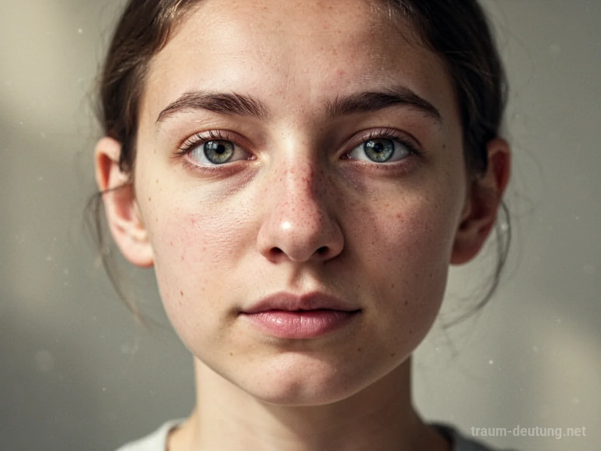 Ein Gesicht, dem eine neue Nase nachwächst.