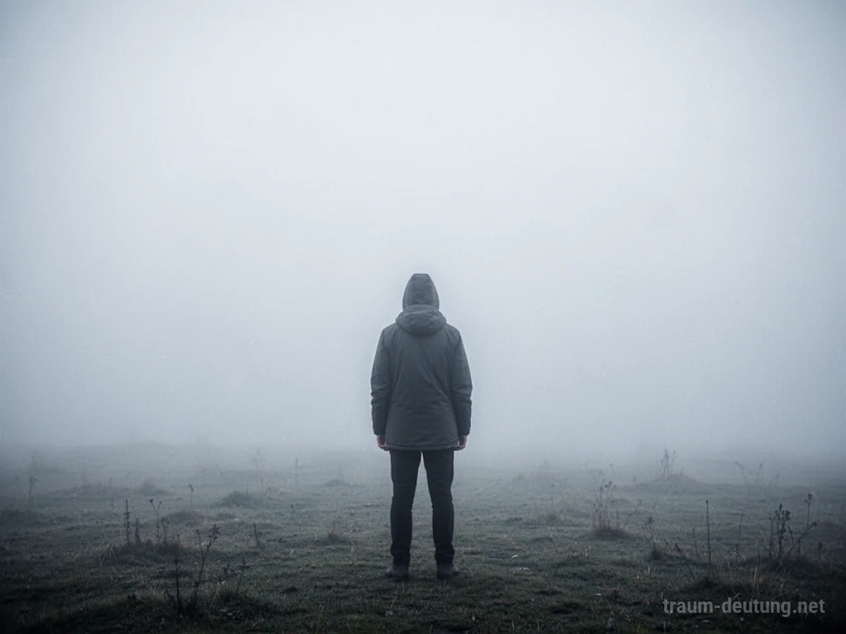 Eine Person steht in dichtem Nebel und kann nichts riechen.