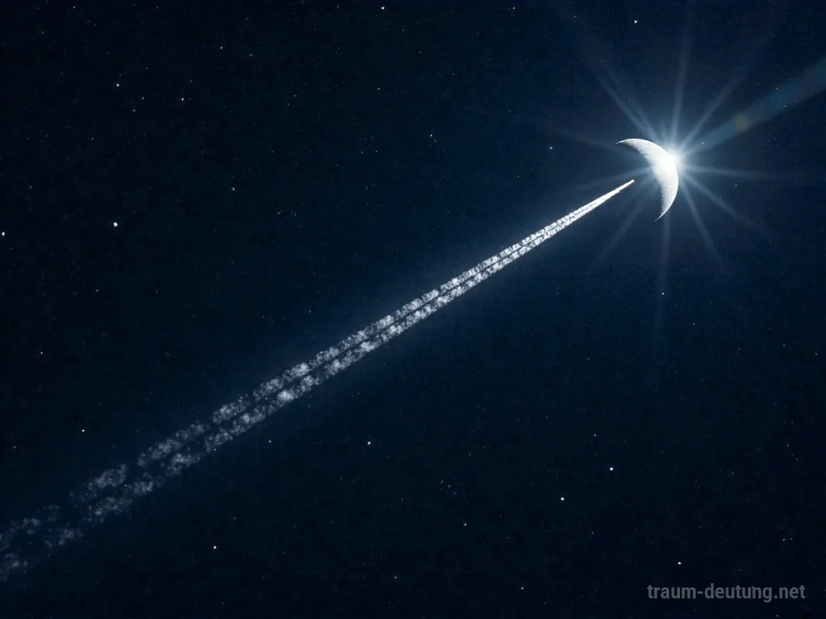 Ein Planet, der sich mit hoher Geschwindigkeit durch das All bewegt