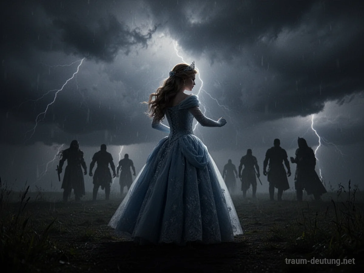 Prinzessin wird von Schatten angegriffen