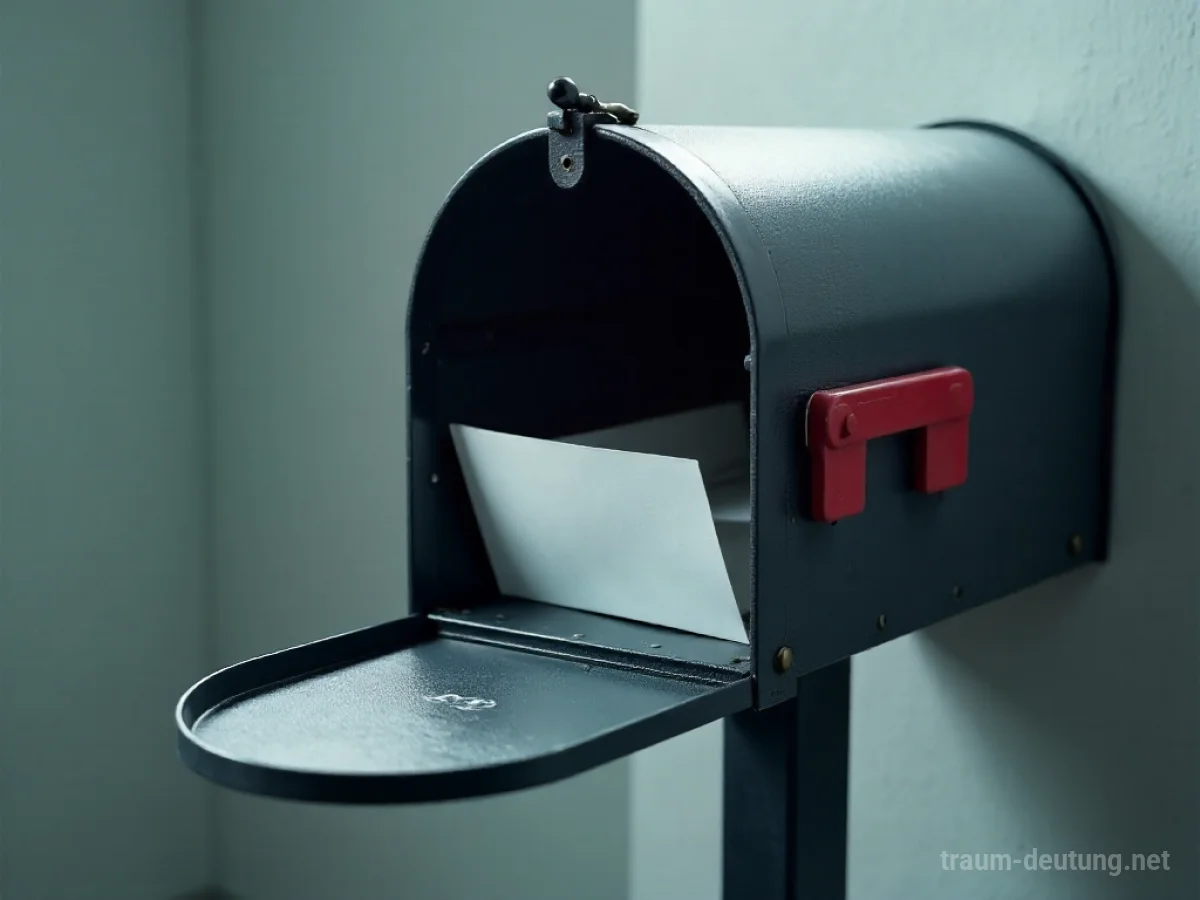 Ein Briefkasten ohne Post, der auf eine ausbleibende Nachricht wartet.