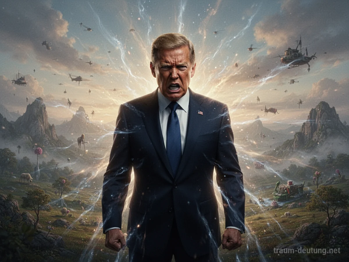 Ein wütender Präsident im Traum