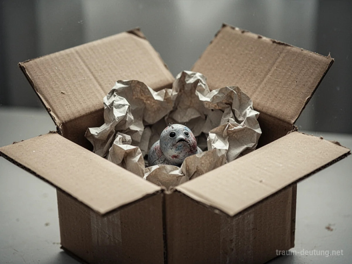 Ein geöffnetes Paket mit enttäuschendem Inhalt.