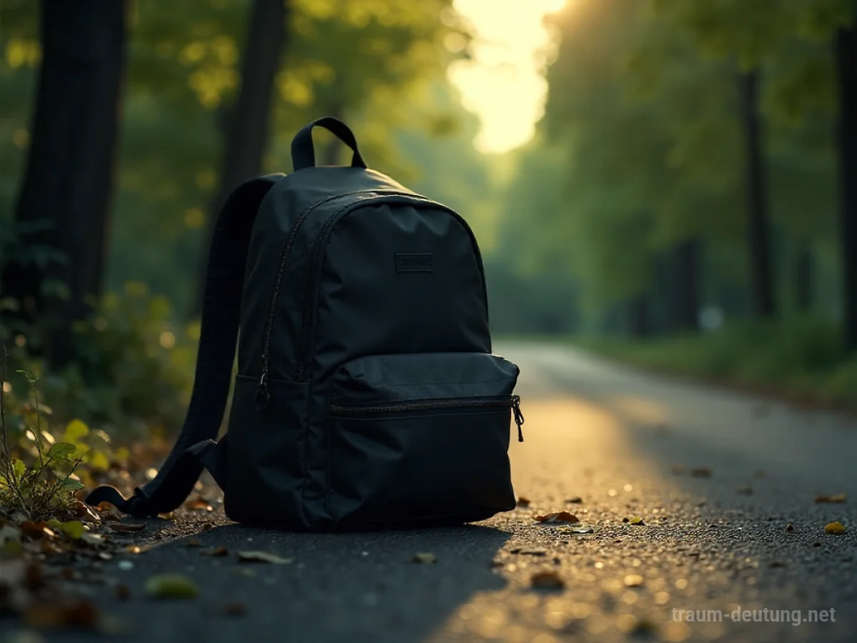Ein leerer Rucksack liegt am Boden, obwohl er gefüllt sein sollte.