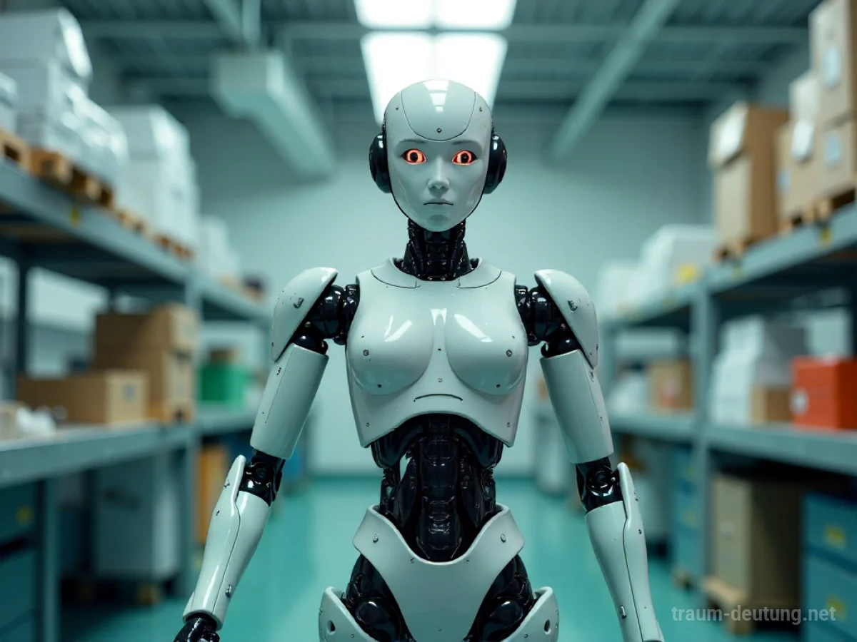 Ein Roboter steht trotzig da und gehorcht nicht.