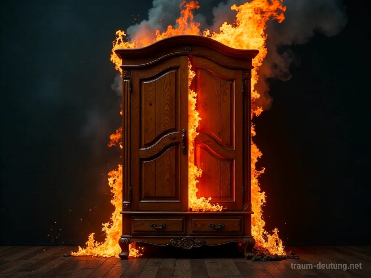 Brennender Schrank im Traum