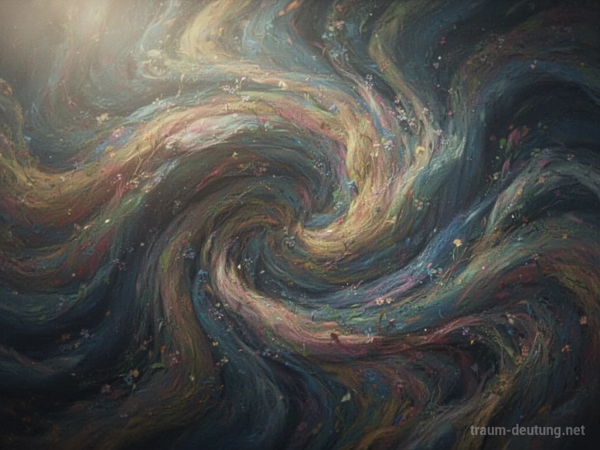 Abstrakte Darstellung von Farben und Licht, die Intimität und Gedanken symbolisieren.