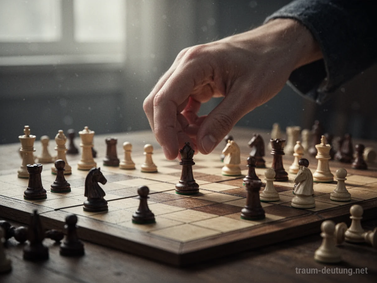 Brettspiel mit verstreuten Figuren, das Spiel ist nicht beendet.