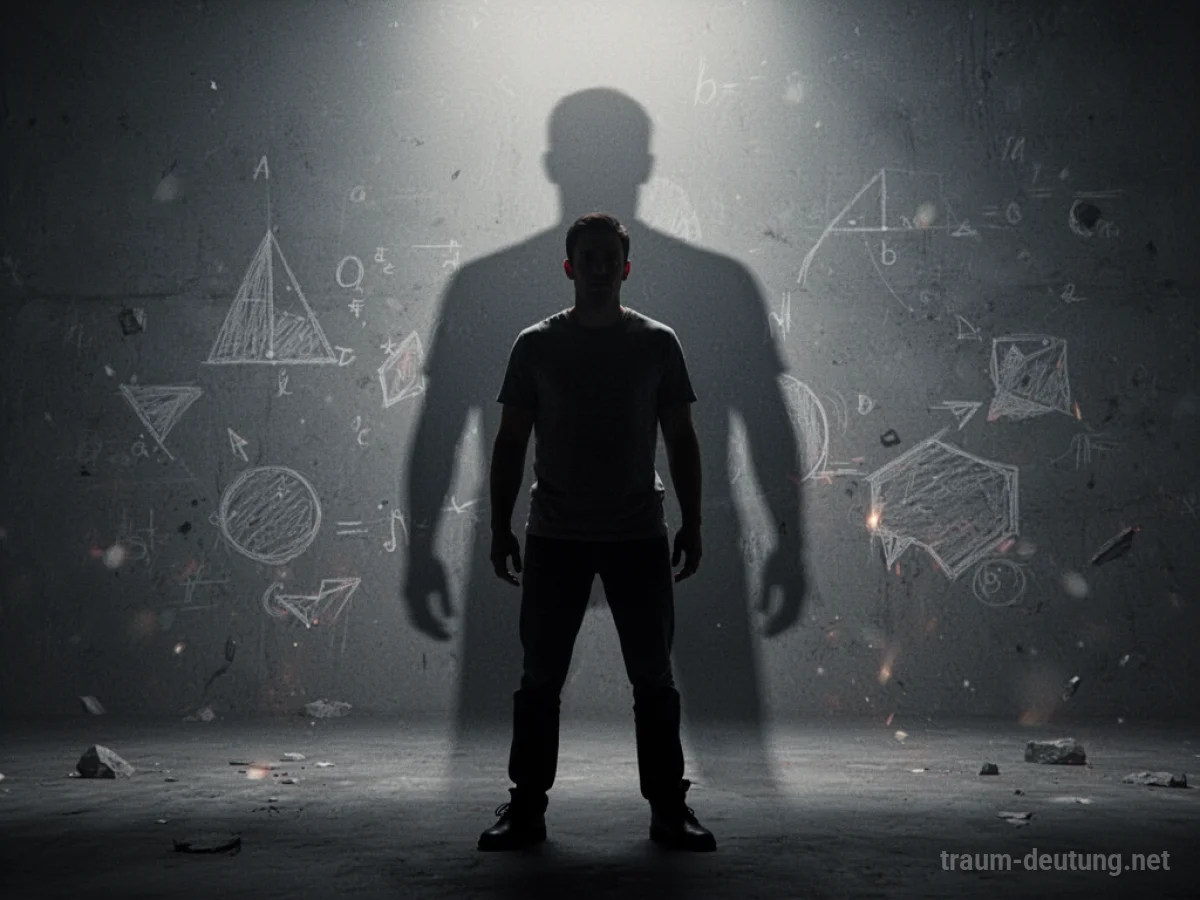 Silhouette einer Person, die einen Mörder überwindet