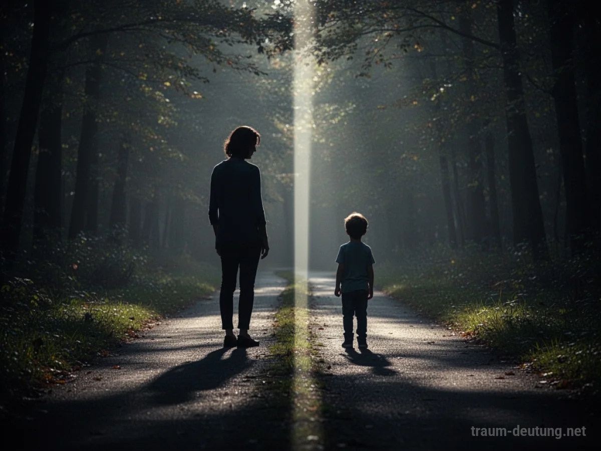 Silhouette einer Tochter, die sich von ihrem Elternteil abwendet, symbolisch für Kommunikationsschwierigkeiten.