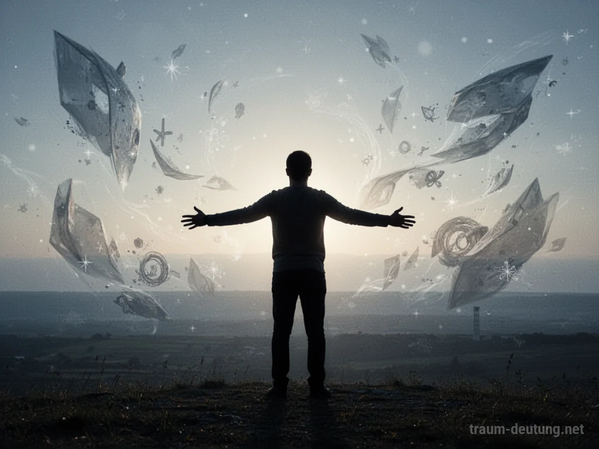 Silhouette einer Person blickt auf einen Horizont, symbolisch für Veränderung und Beendigung.