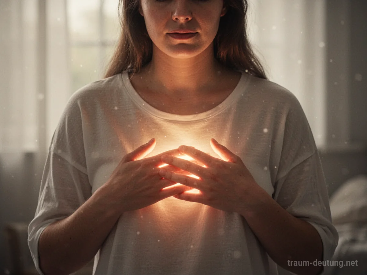 Symbolische Darstellung von Heilung im Traum, mit sanftem Licht.