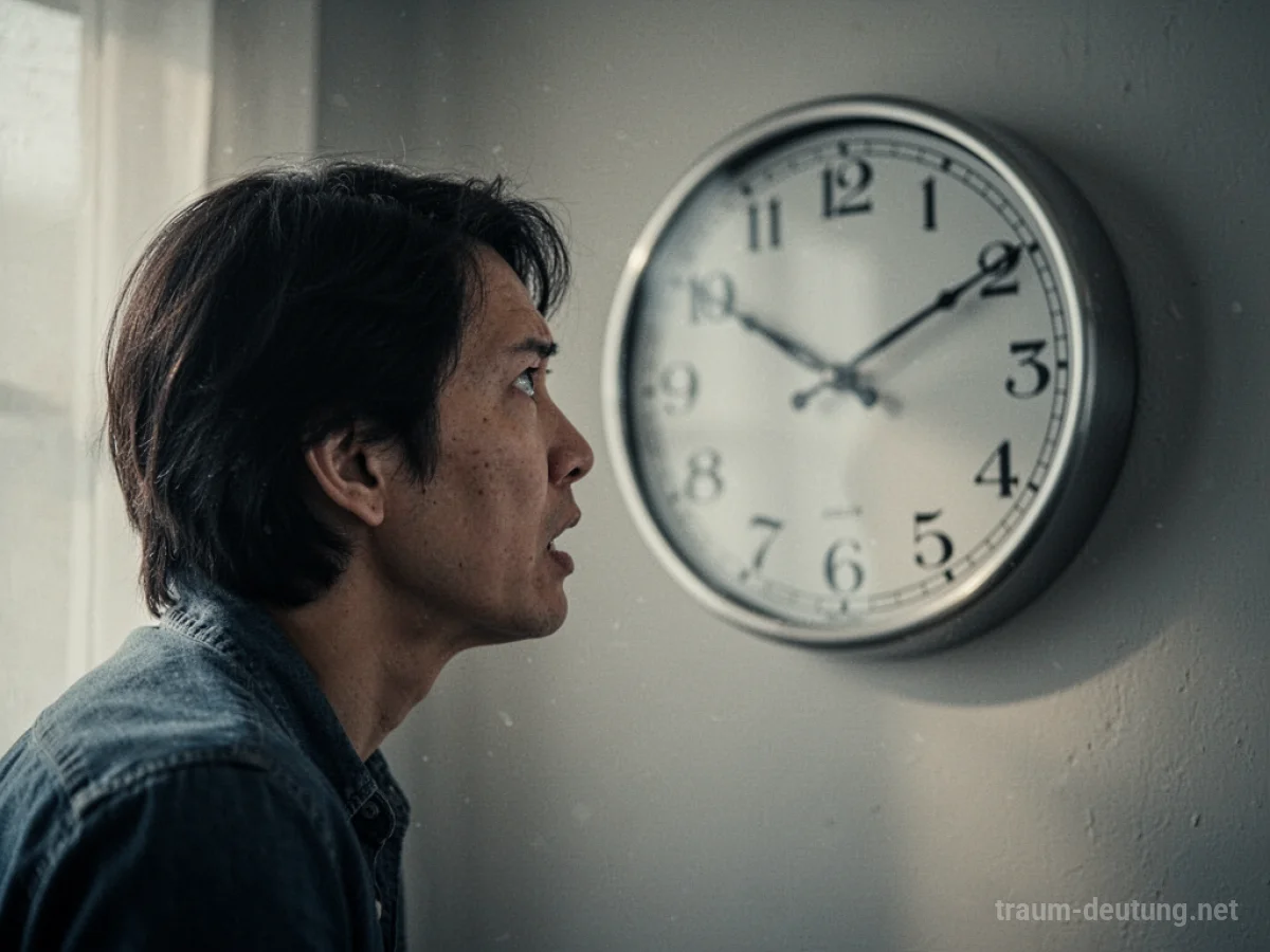 Person blickt auf eine unleserliche Uhr, die Zeitdruck symbolisiert.