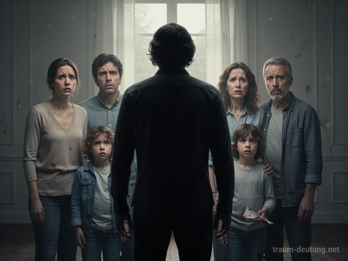 Familie, die sich von einer Person abwendet, symbolisiert Verrat im Traum.