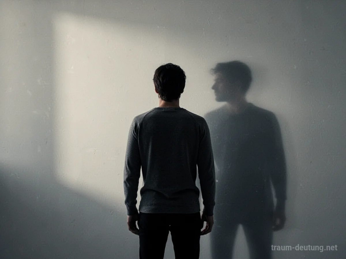 Silhouette einer Person, die sich von einer anderen abwendet