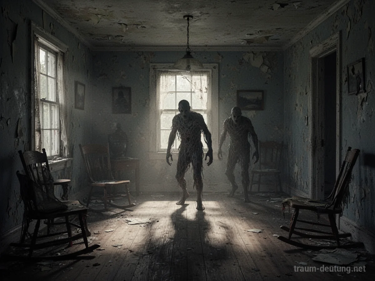 Zombieschleichen im dunklen Haus
